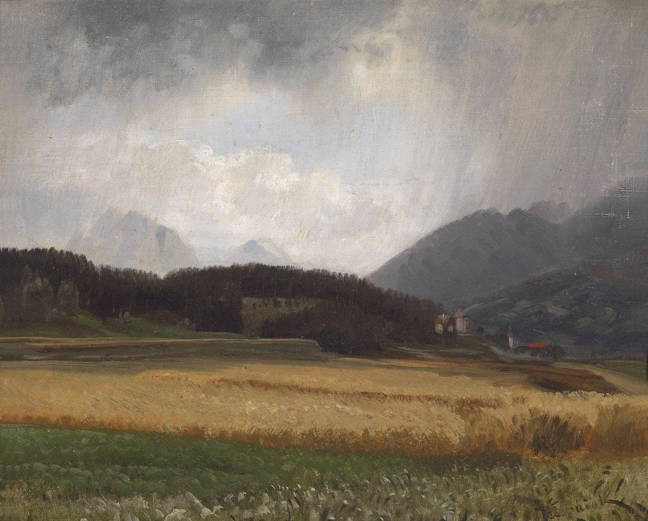 Alemão: Chuva em Igls de Anton Hlavacek