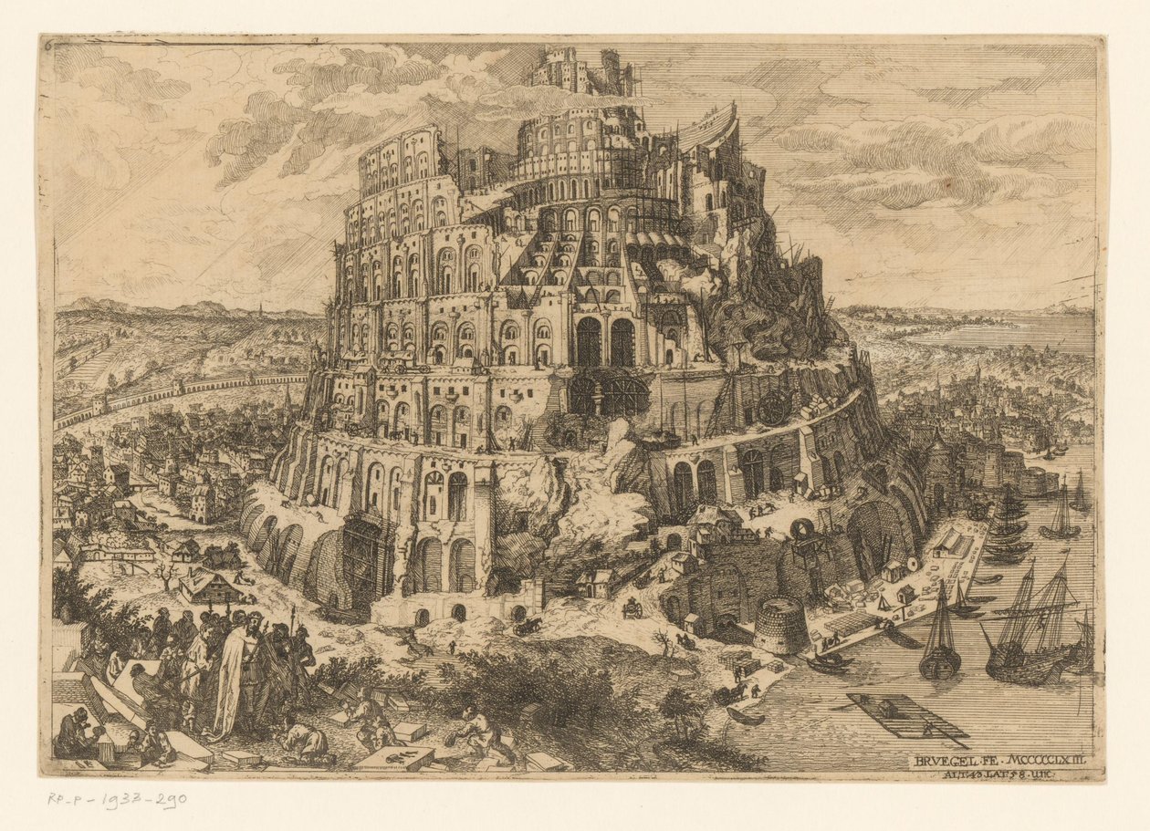 Torre de babel de Anton Joseph von Prenner