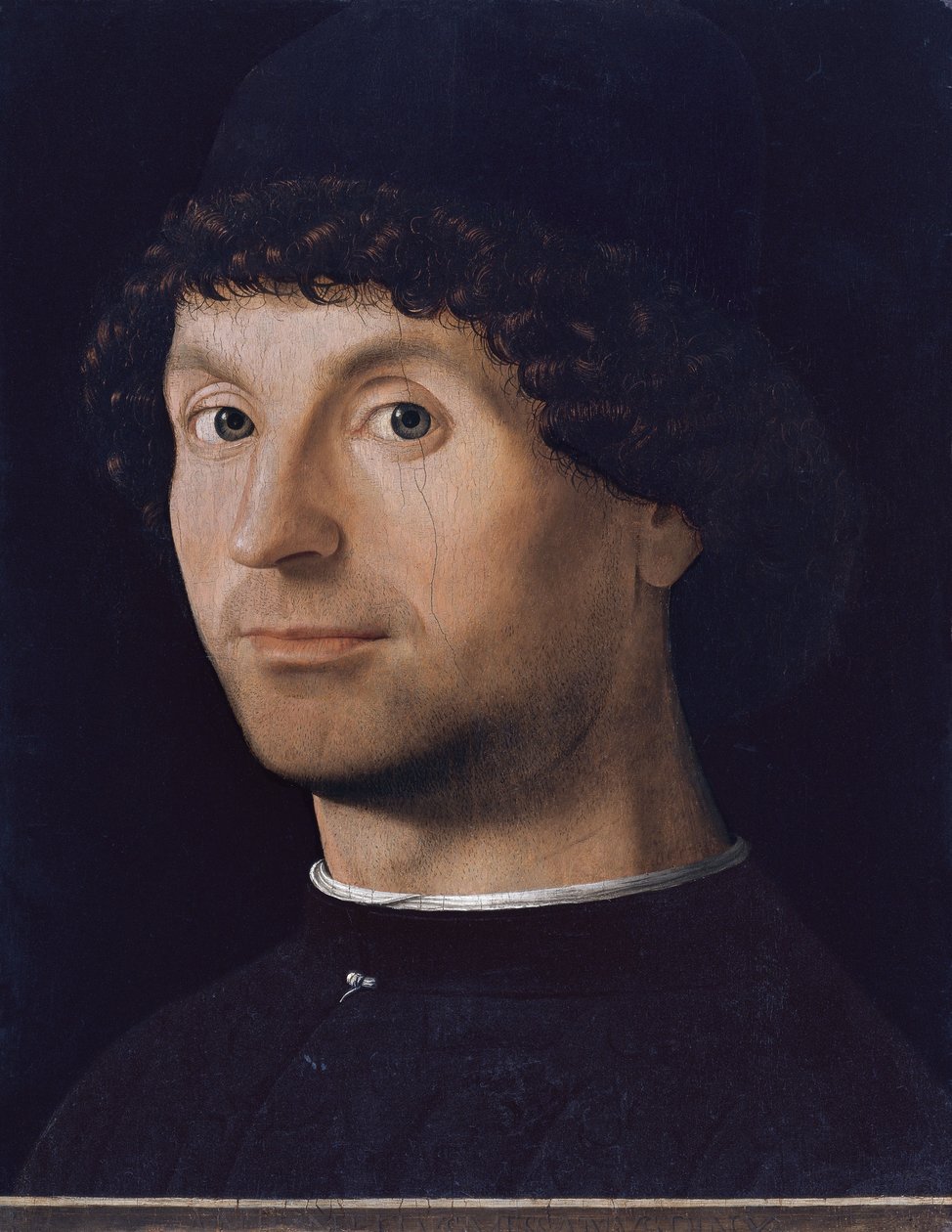 Retrato de um homem de Antonello da Messina