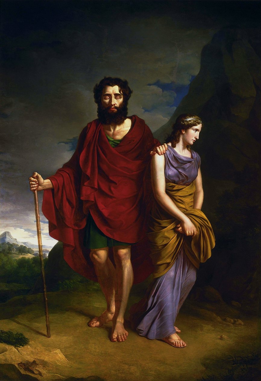 Édipo e Antígona de Antoni Brodowski