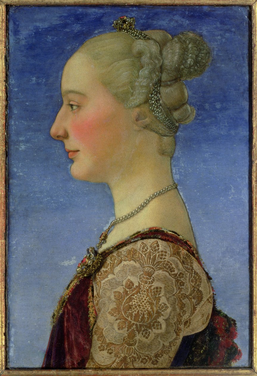 Retrato de uma senhora de Antonio Pollaiuolo