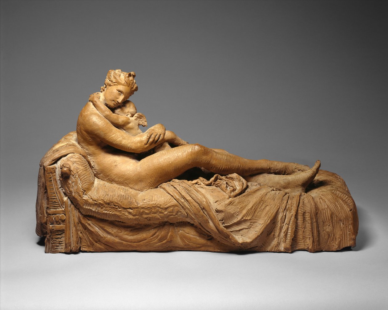 Vênus e Cupido, 1798-99 (terracota) de Antonio Canova