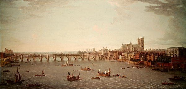 Westminster (óleo sobre tela) de Antonio Joli