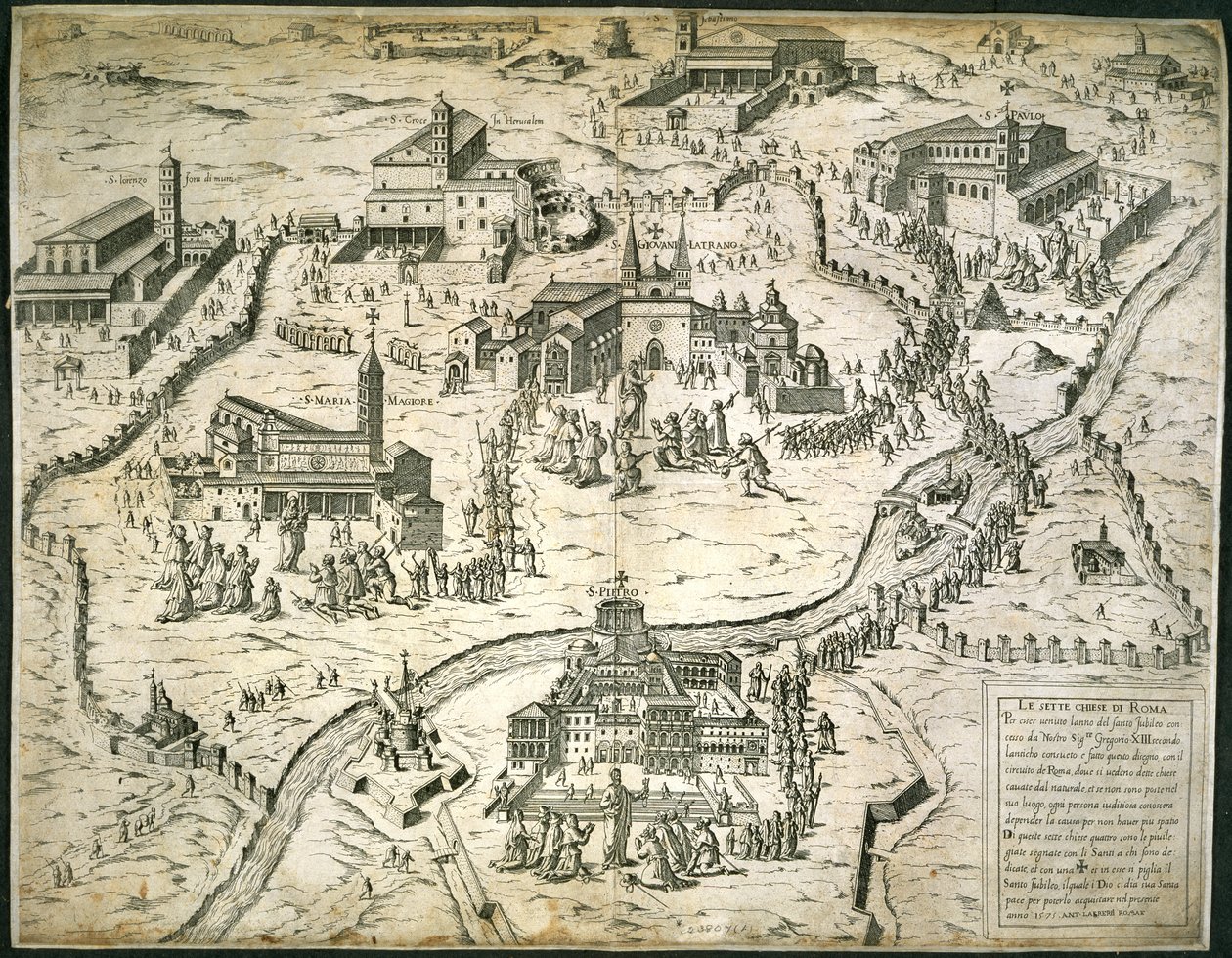 As Sete Igrejas de Roma de Antonio Lafreri