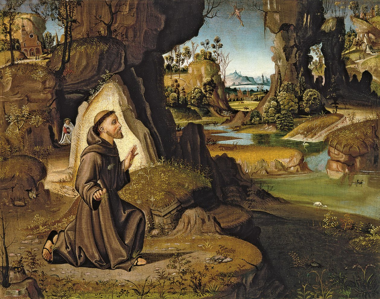 São Francisco recebendo os estigmas de Antonio Pirri