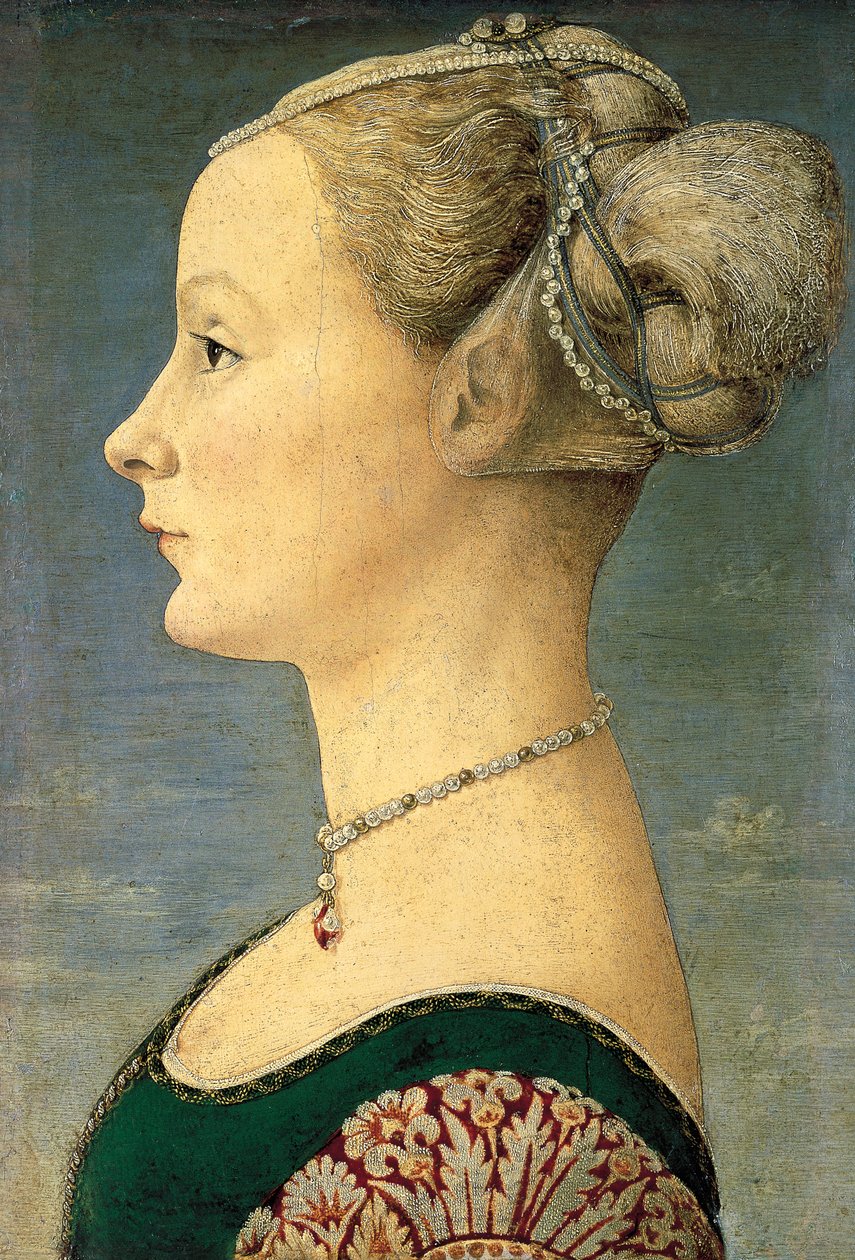 Retrato de Jovem Mulher de Antonio Pollaiuolo