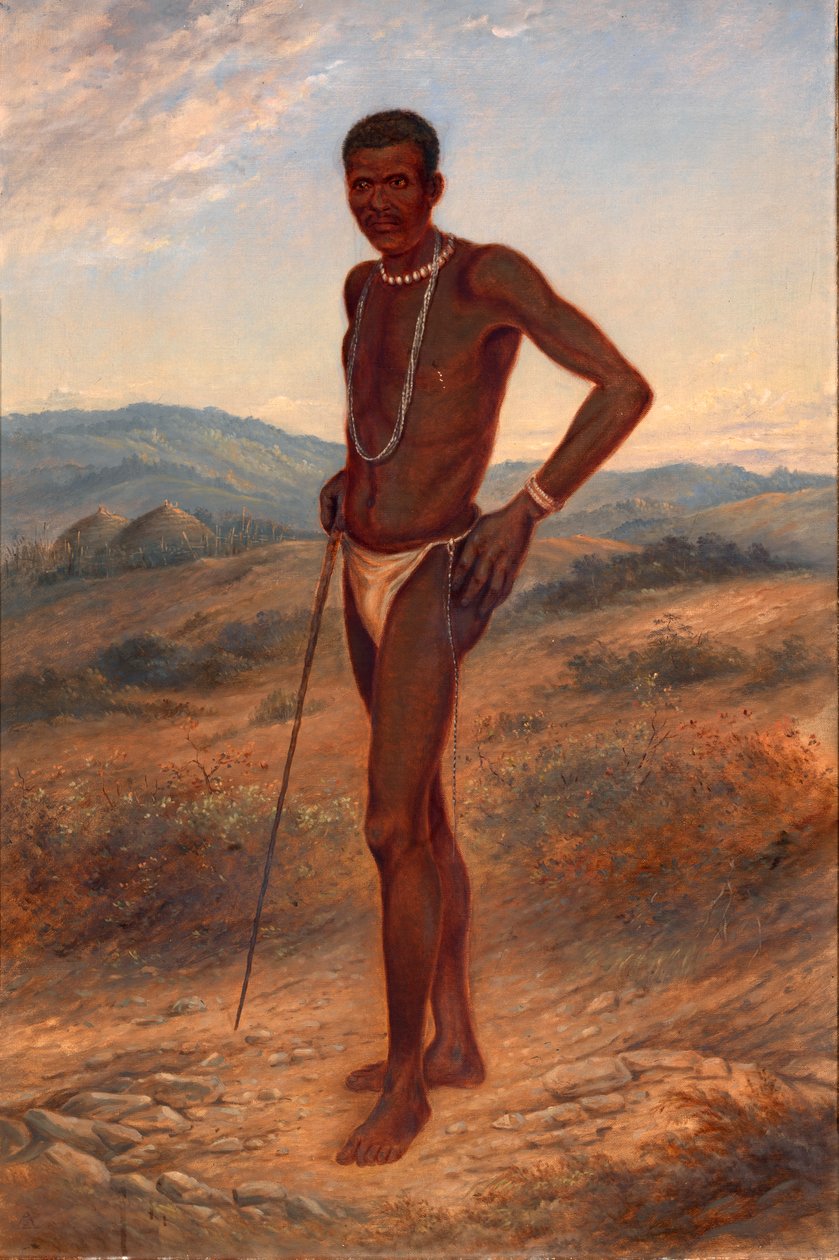 Kaffir Man, c. 1893. de Antonio Zeno Shindler