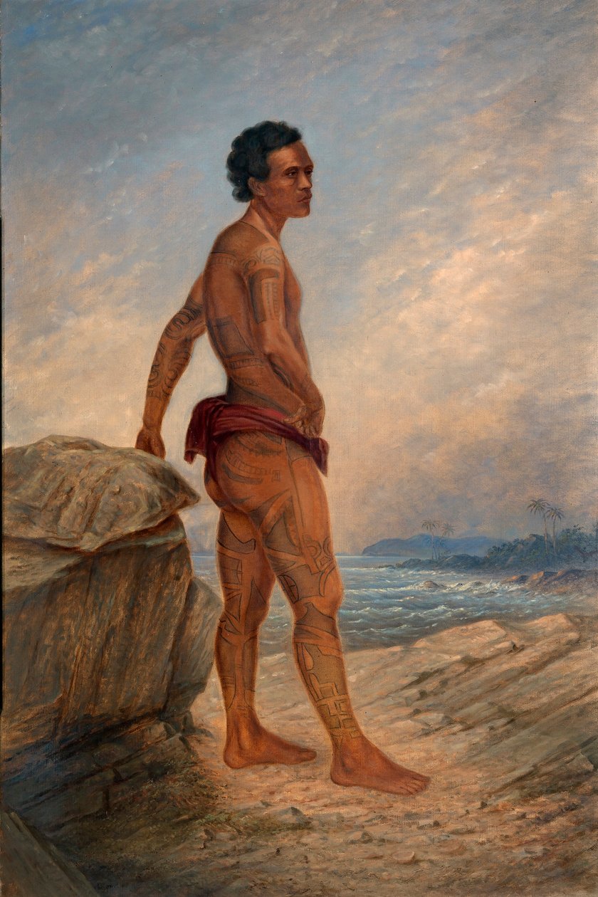Homem da Melanésia de Antonion Zeno Shindler