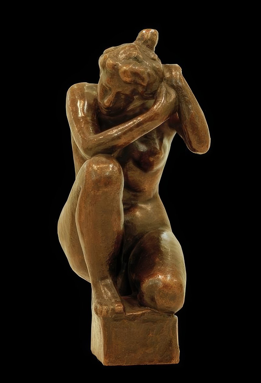 Menina agachada de Aristide Maillol