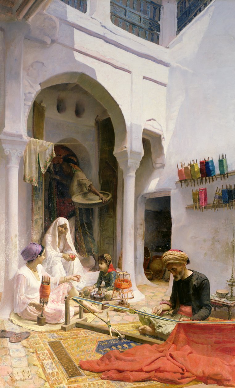 Um tecelão árabe, 1886 de Armand Point