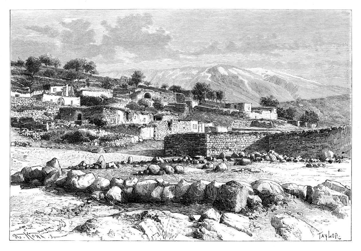 Monte Hermon, Síria, 1895. de Armand Kohl