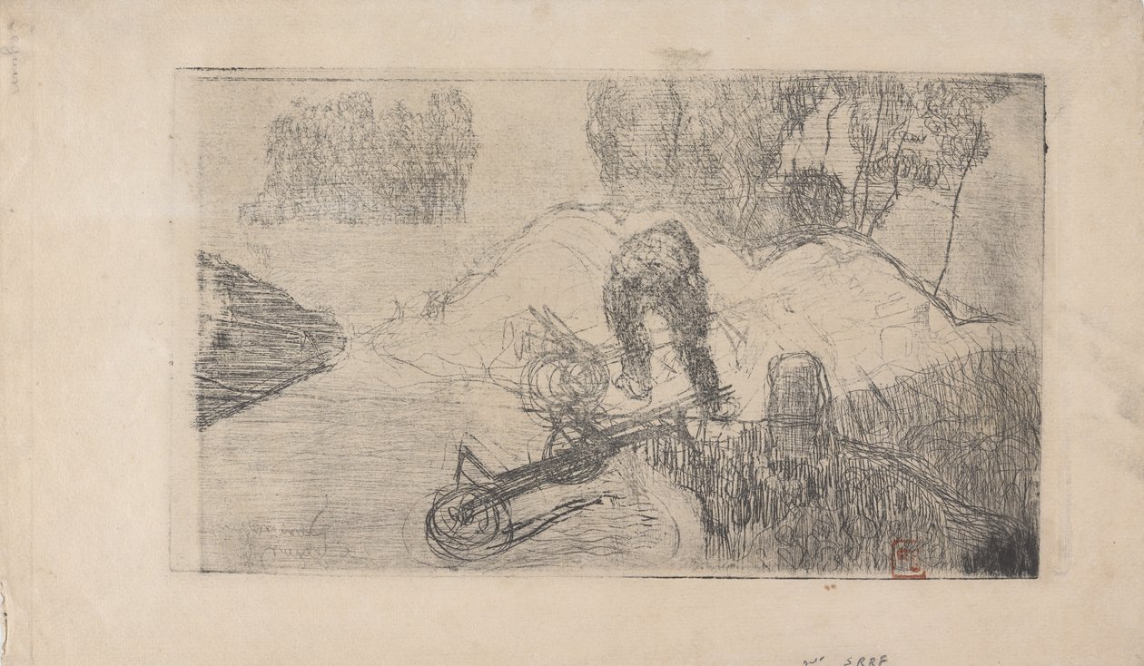 O Stevedore 1893 (gravura) de Armand Séguin