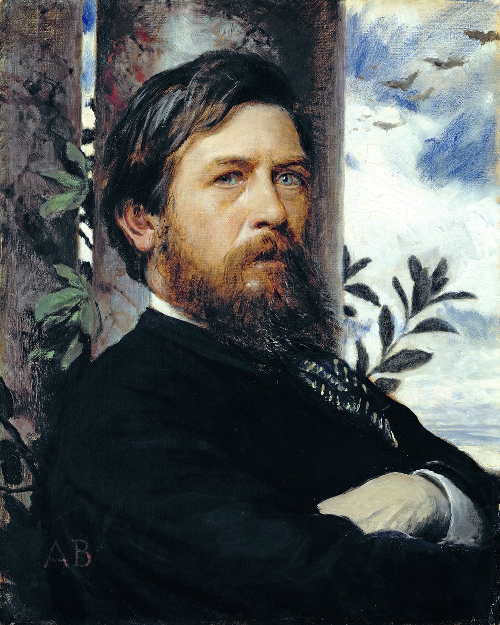 Auto-retrato, 1873 de Arnold Böcklin