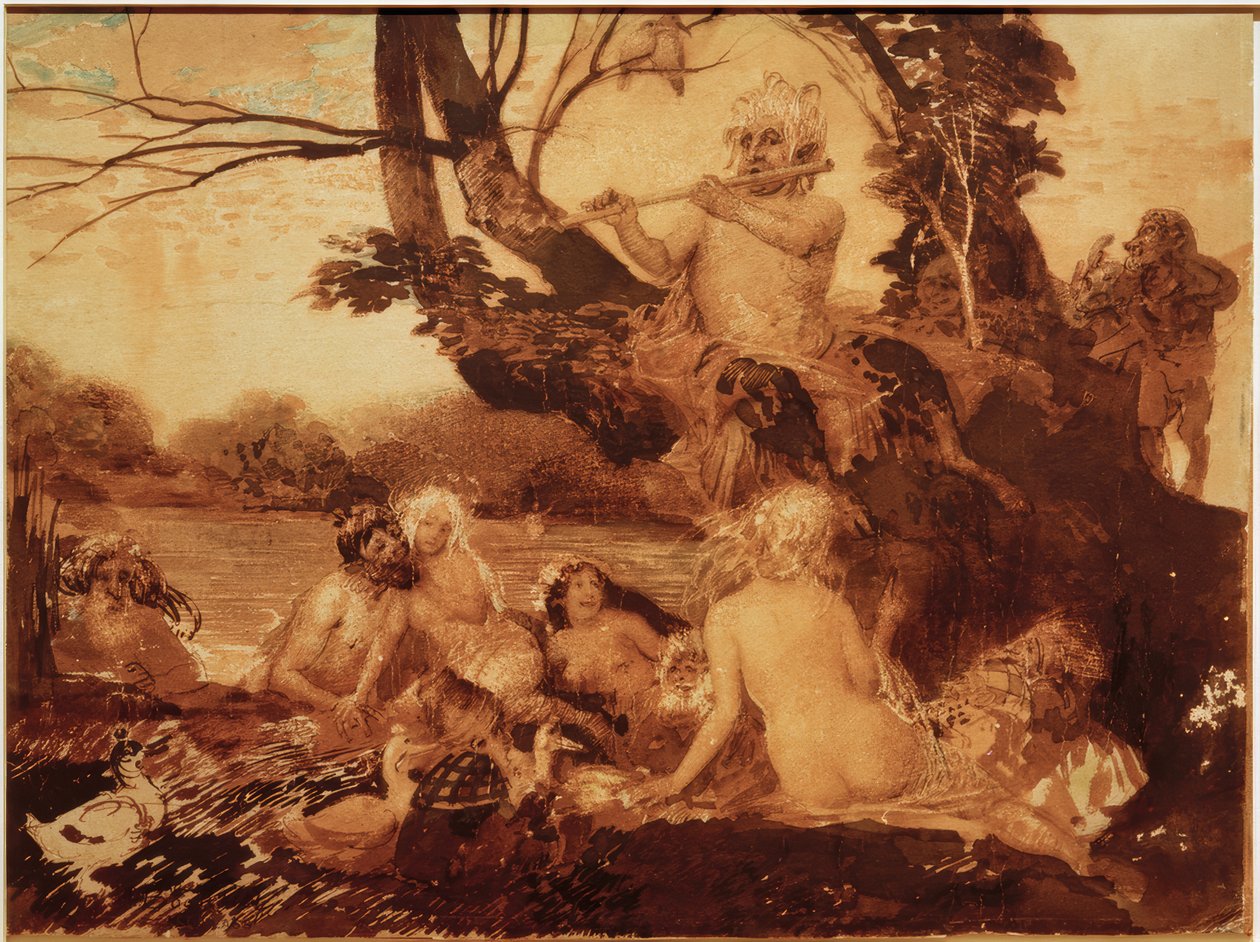 Ninfas e sátiros de Arnold Böcklin