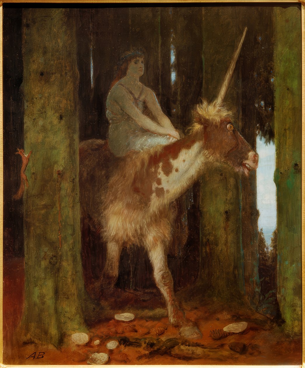 O silêncio da floresta de Arnold Böcklin