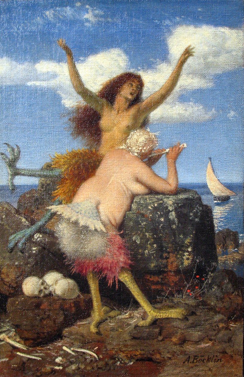 Alemão:  Sirenen Sirenes de Arnold Böcklin