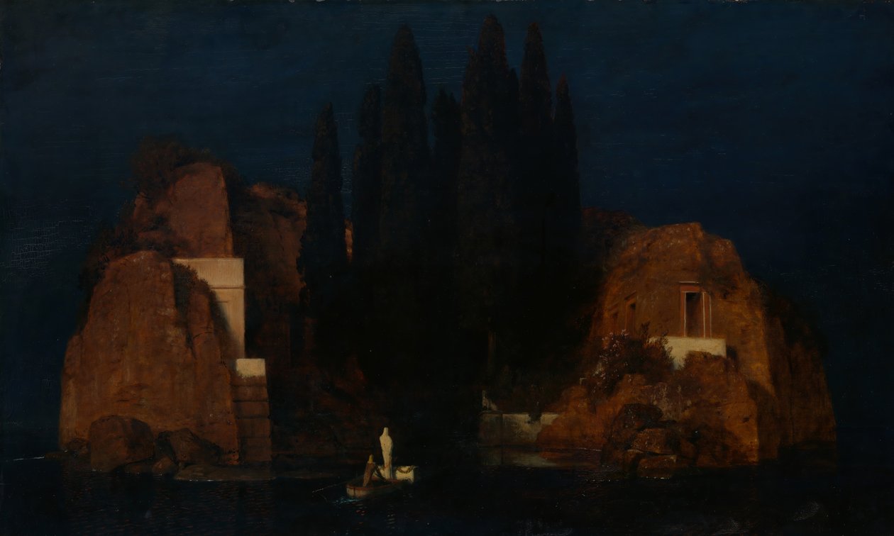 Ilha dos Mortos, 1880. de Arnold Böcklin