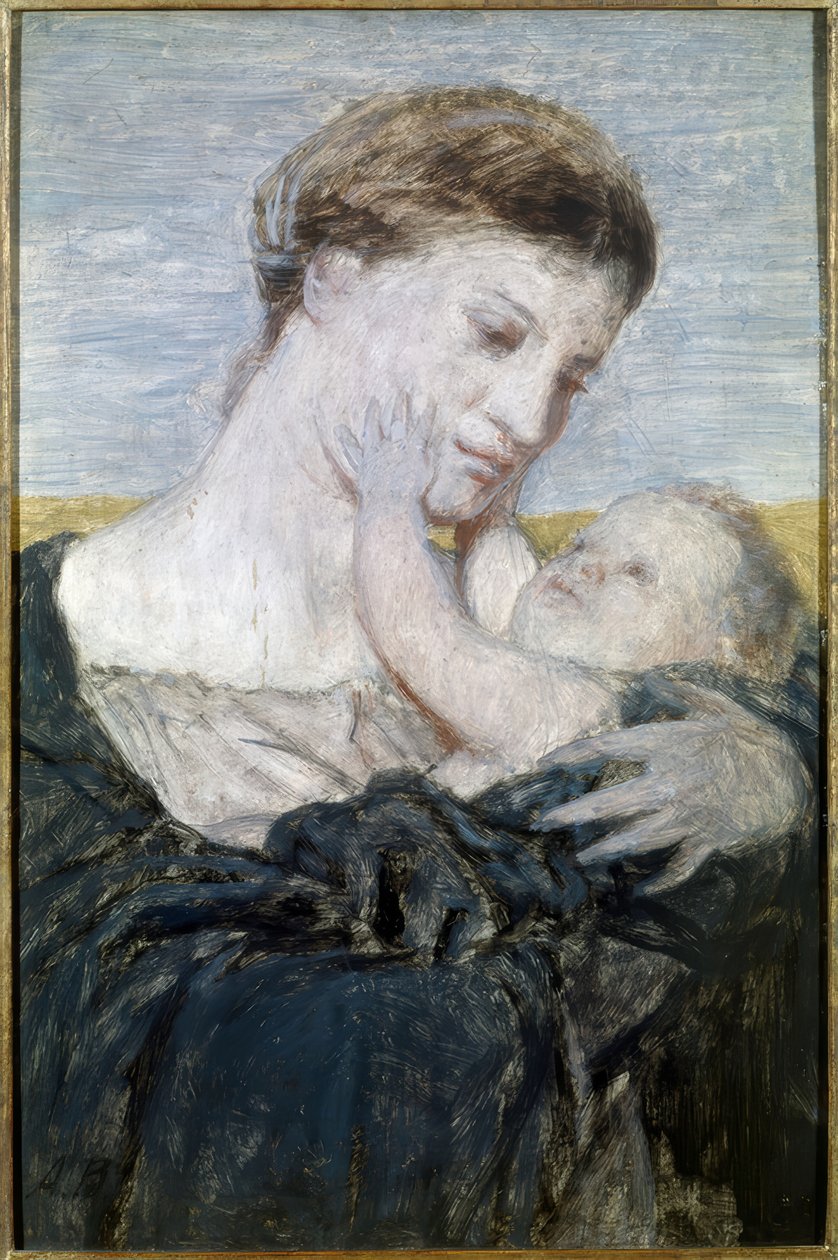 Mãe e filho de Arnold Böcklin