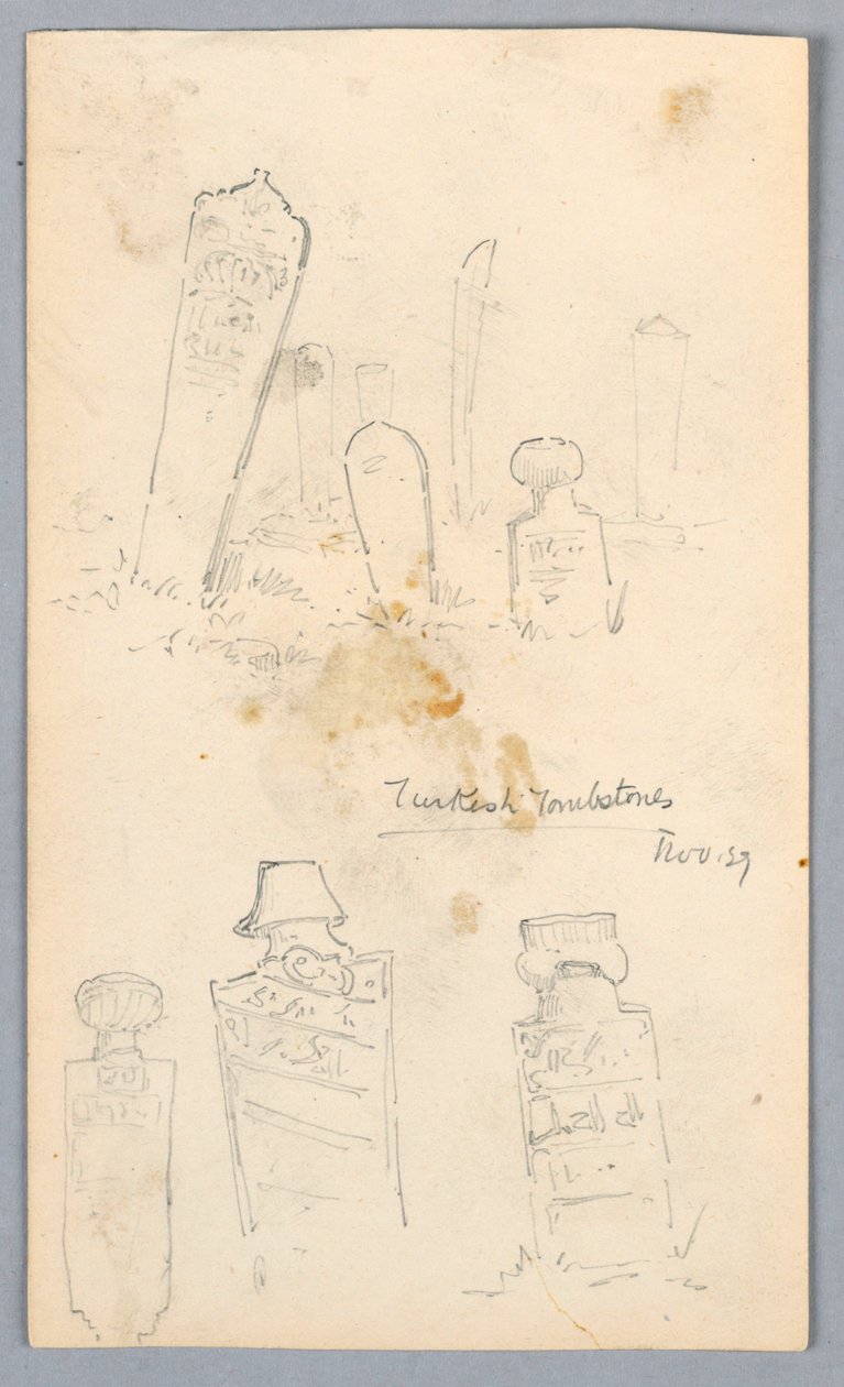 lápides turcas de Arnold William Brunner