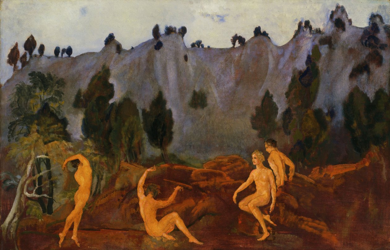 A hesitação de Orestes de Arthur Bowen Davies