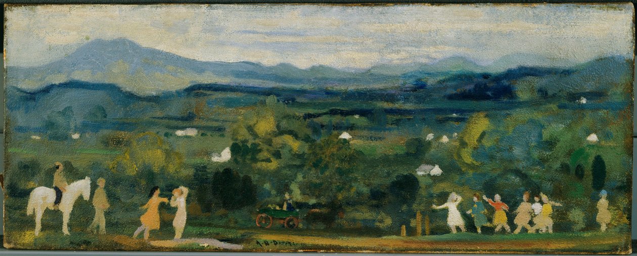 O nascimento do verde de Arthur Bowen Davies