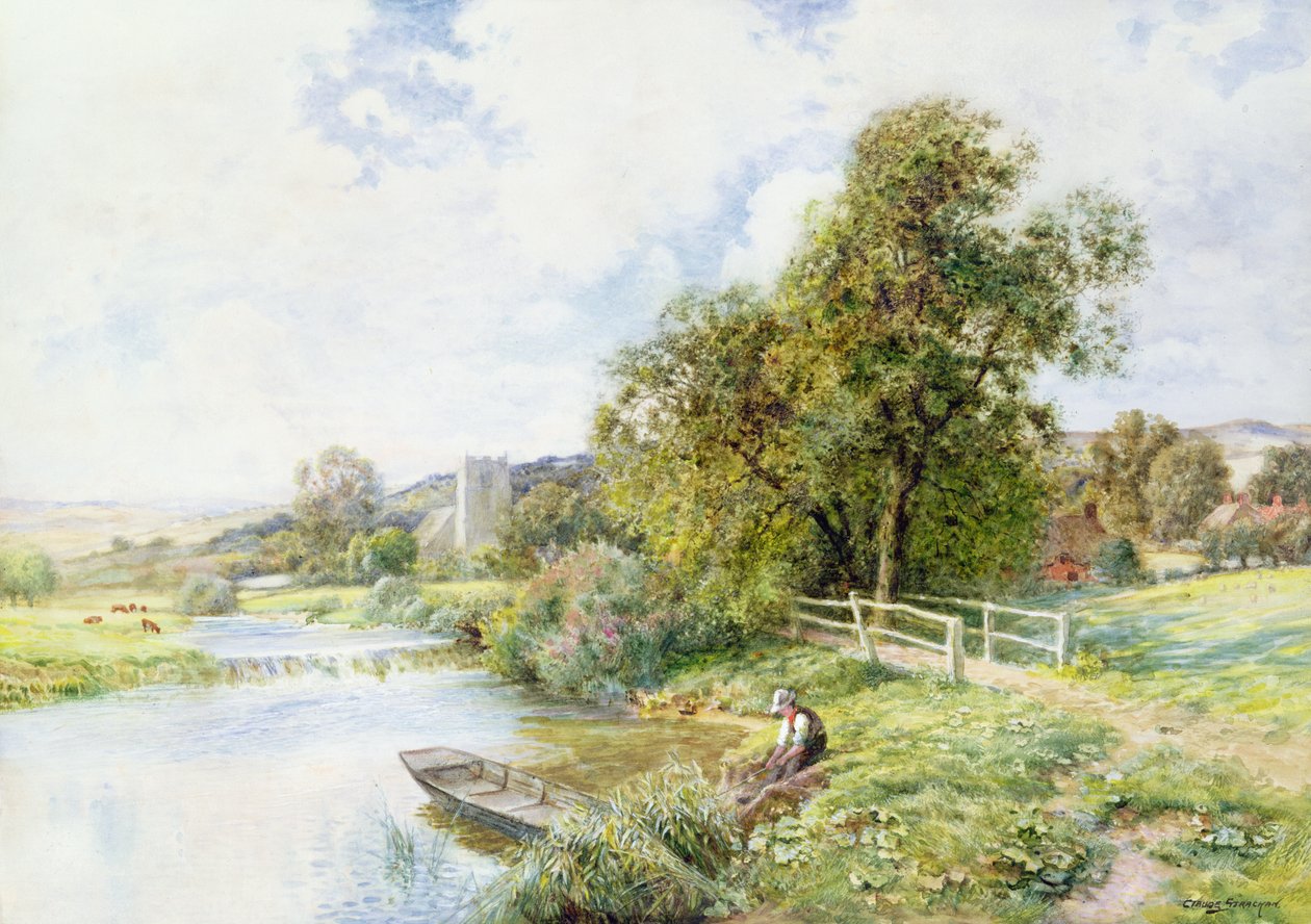 O jovem pescador de Arthur Claude Strachan