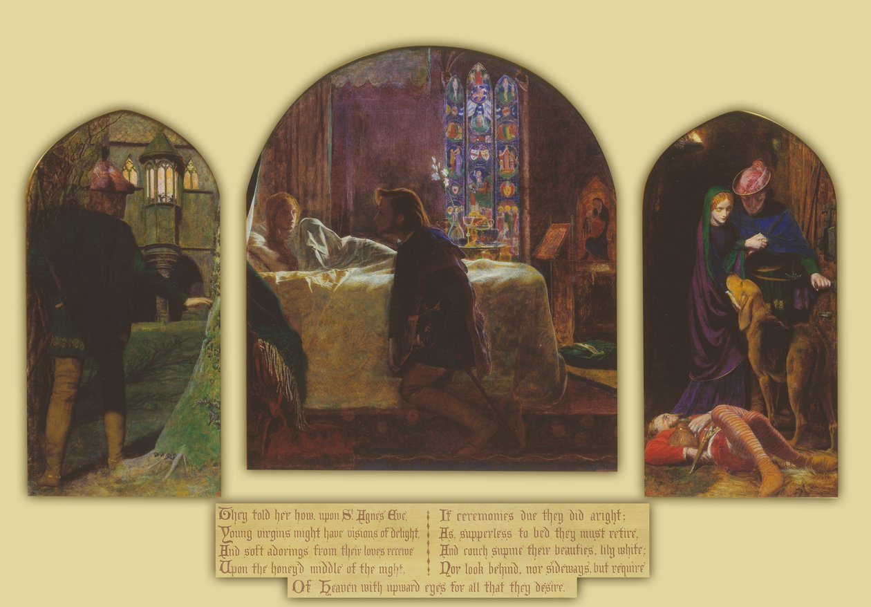 A véspera de Santa Inês de Arthur Hughes