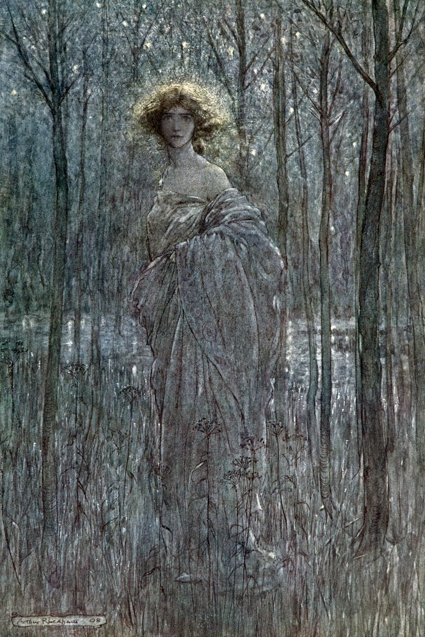 Sonho de uma noite de verão de Arthur Rackham