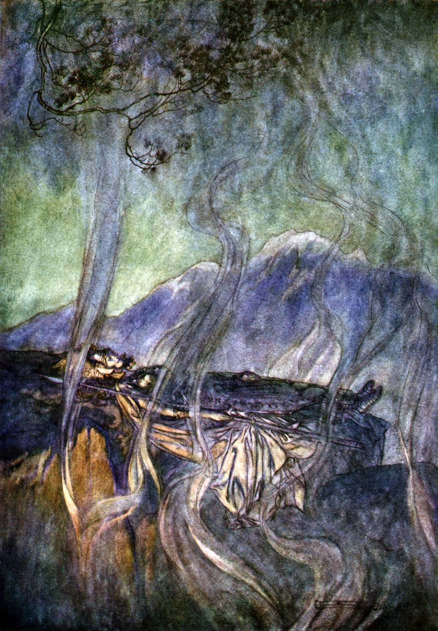 A Valquíria A Valquíria de Arthur Rackham