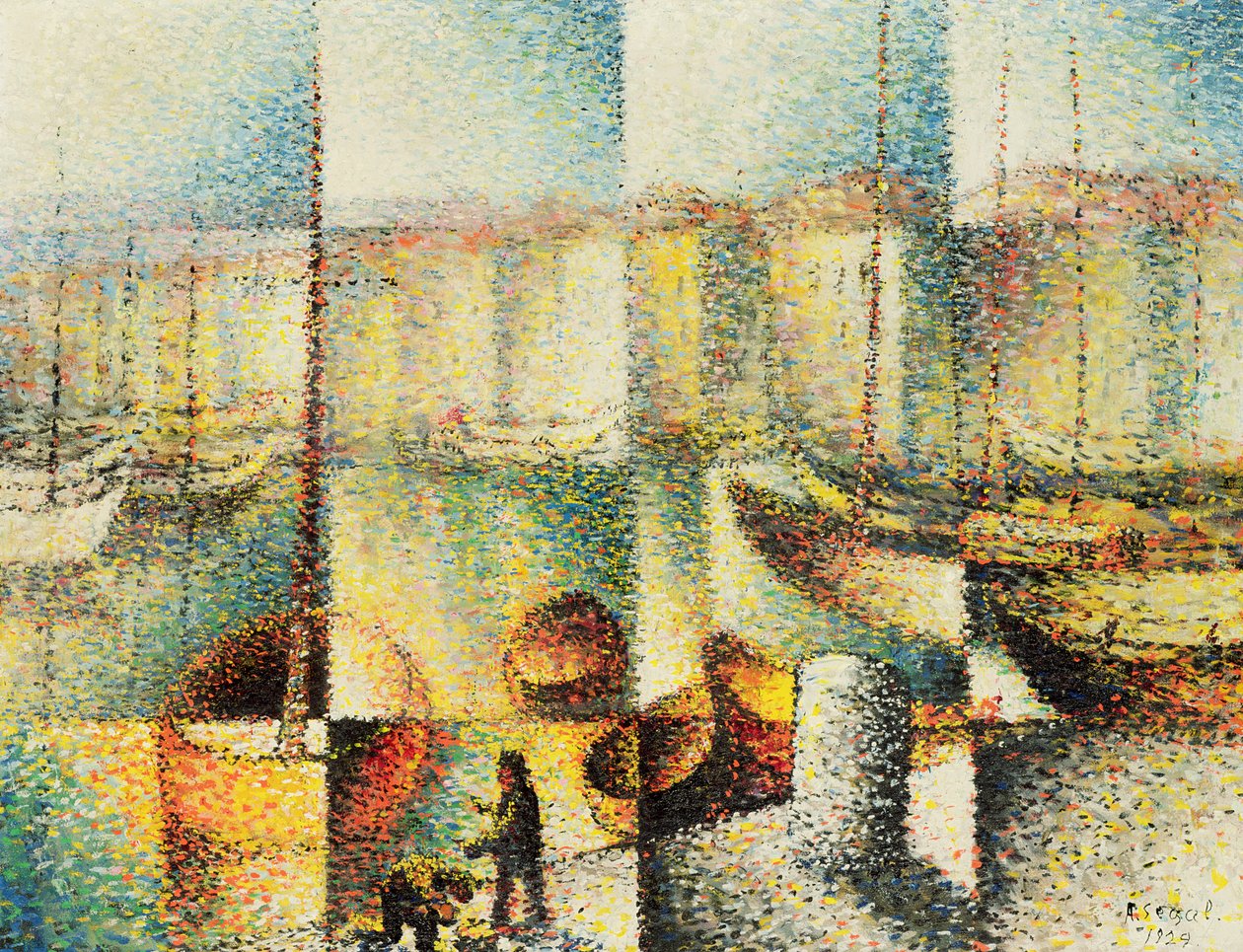 Marselha, 1929 de Arthur Segal