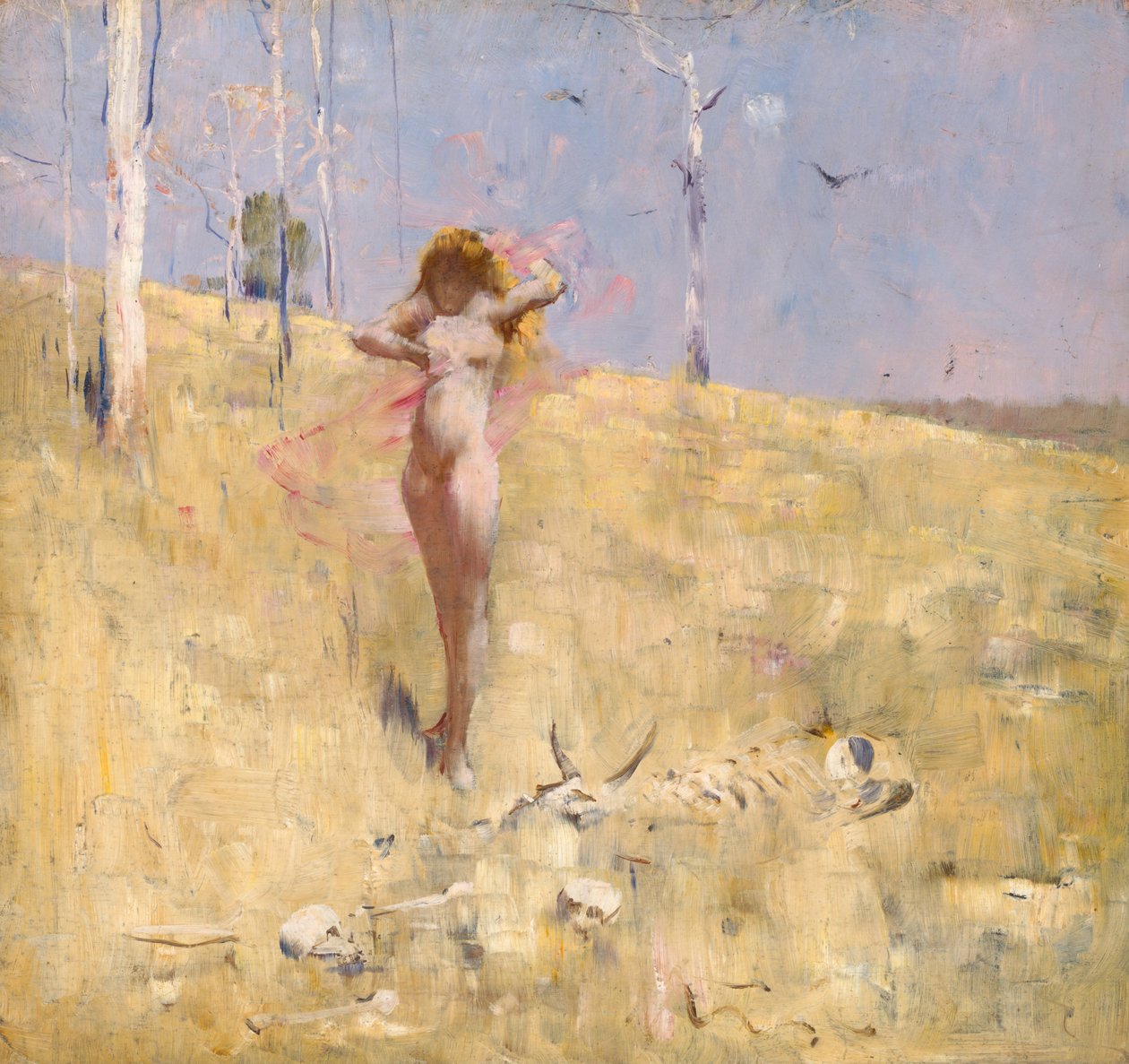 O espírito da seca de Arthur Streeton