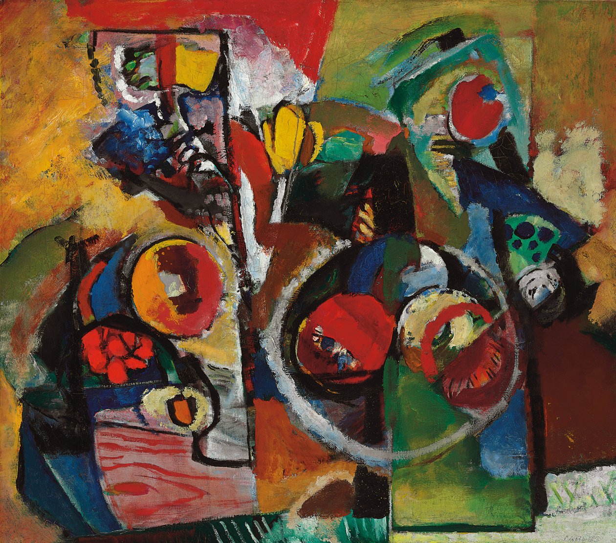 Abstracção #2, c.1929-1935 (óleo sobre tela) de Arthur Beecher Carles
