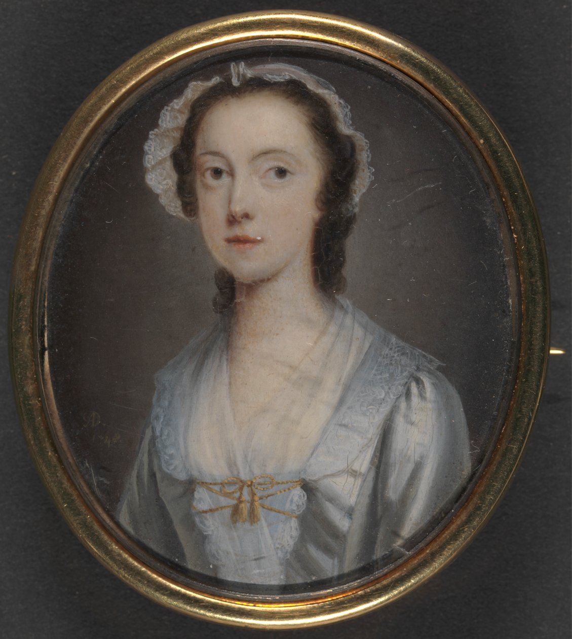 Retrato de uma jovem mulher de Arthur Devis