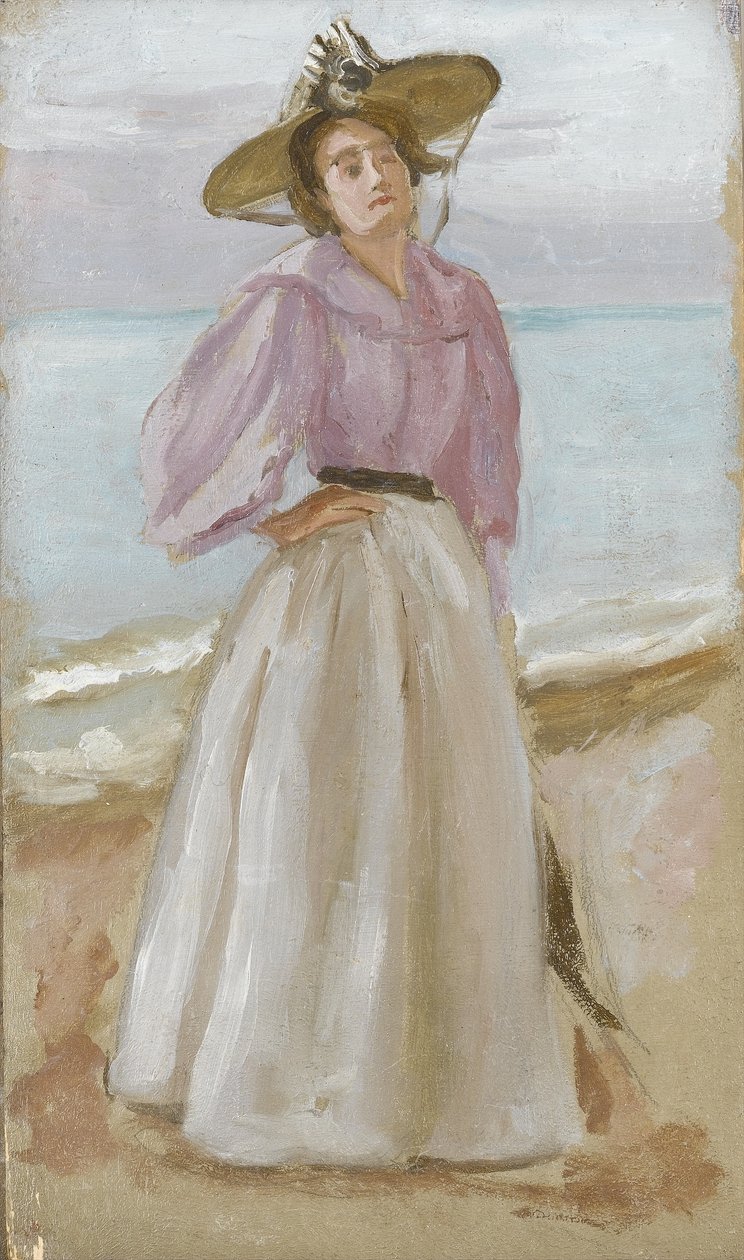 O Passeio, c.1895 de Arthur Haythorne Studd