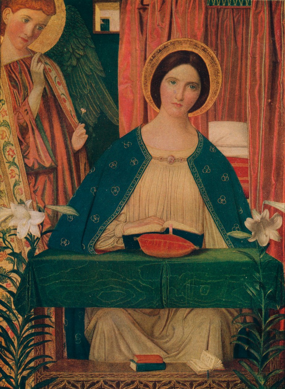 A Anunciação, 1898 de Arthur Joseph Gaskin