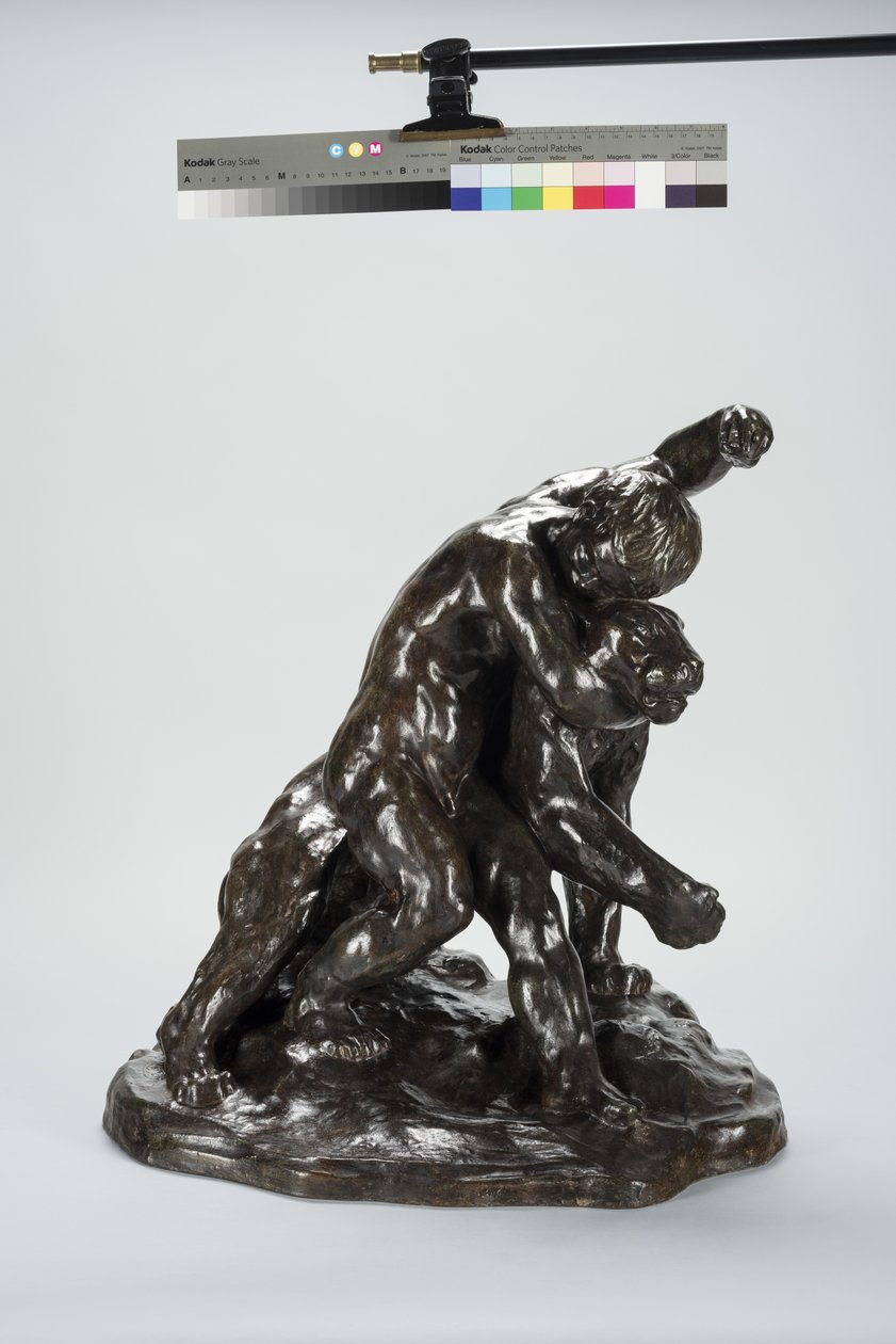 Puma e Criança (bronze) de Arthur Putnam