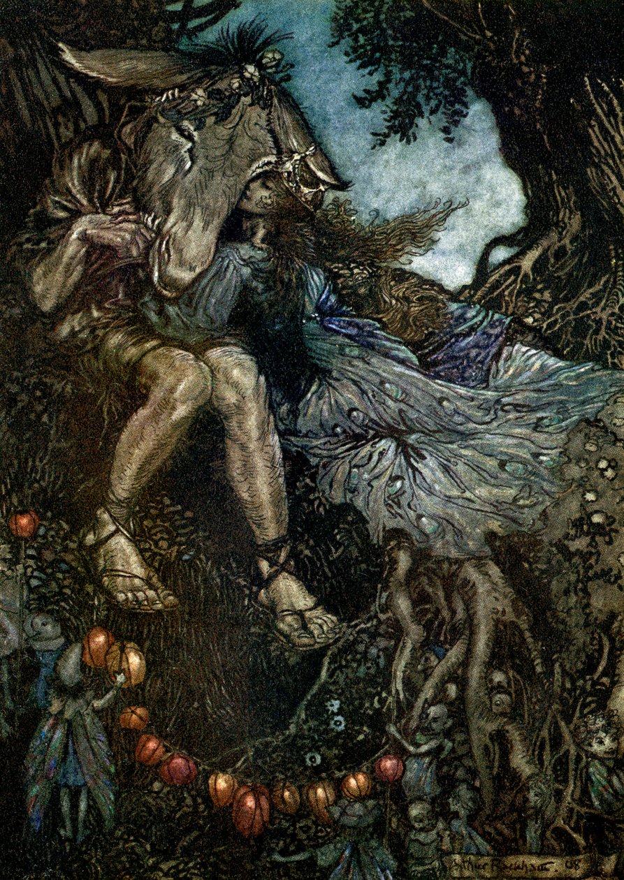 Sonho de uma noite de verão de Arthur Rackham