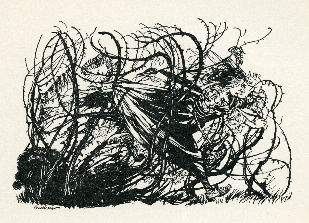 As Três Cabeças do Poço de Arthur Rackham