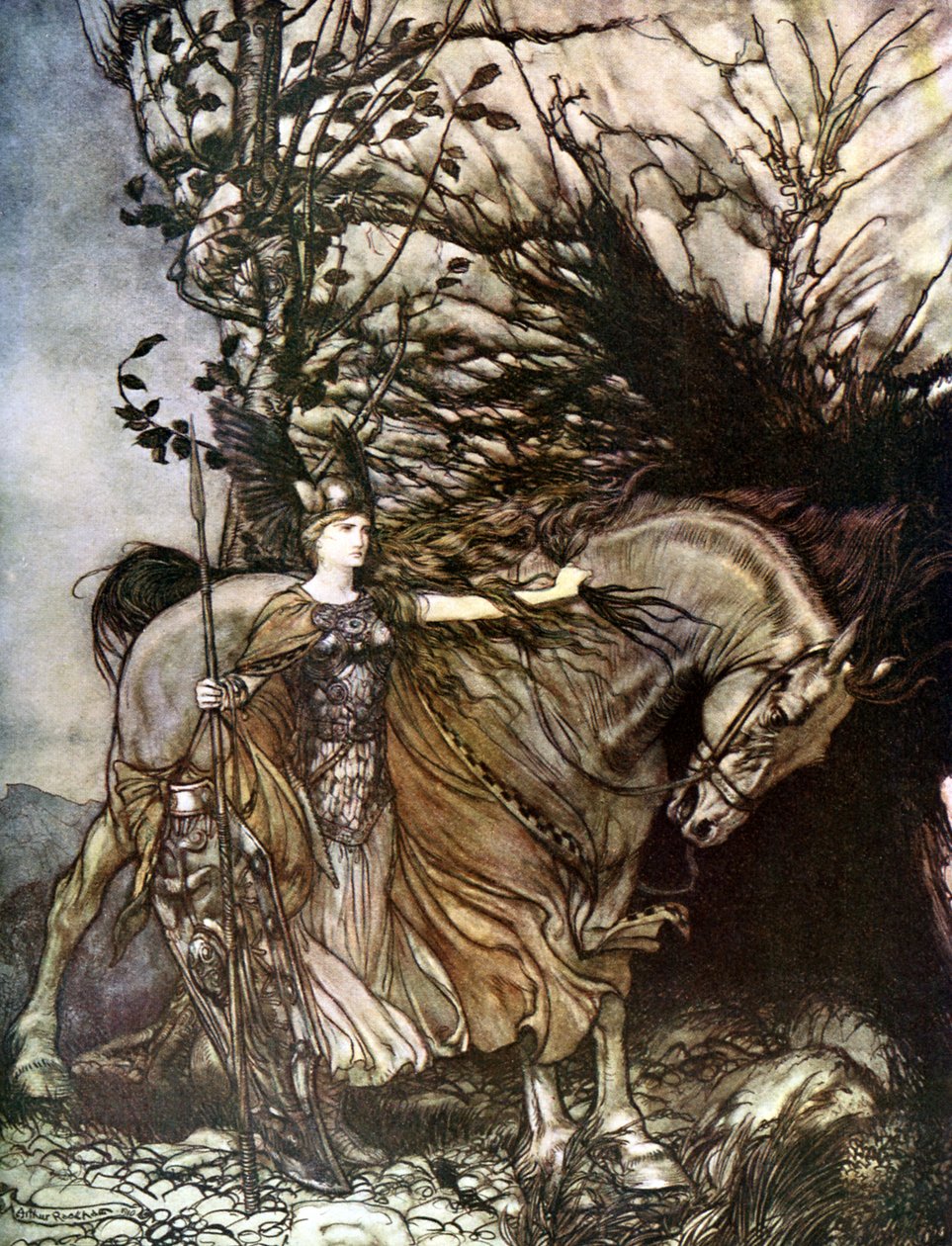 A Valquíria A Valquíria de Arthur Rackham