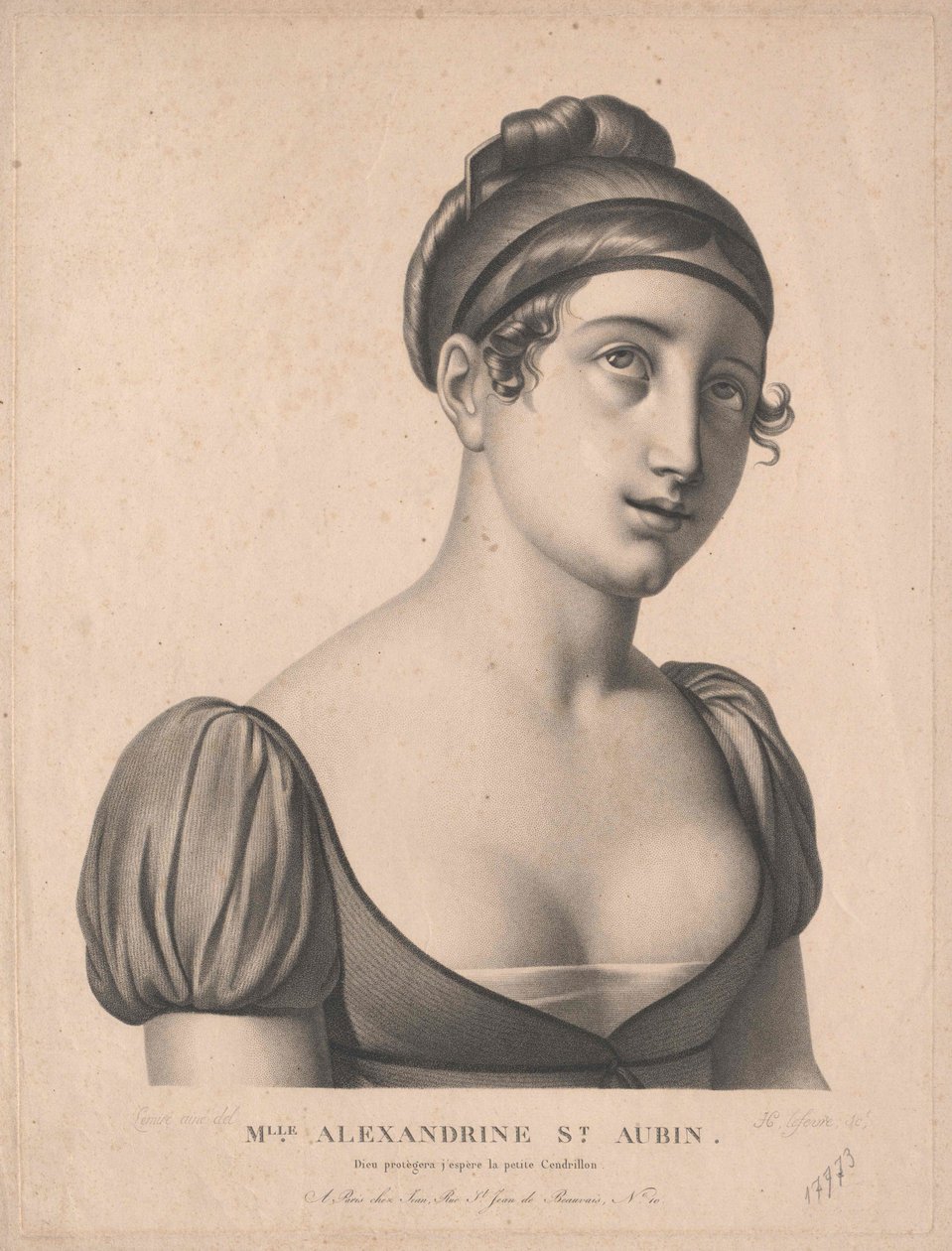 Alexandrina (1793-1867) Saint-Aubin de Artist Unknown