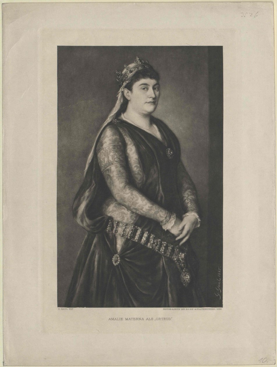 Amalie Materna de Artist Unknown