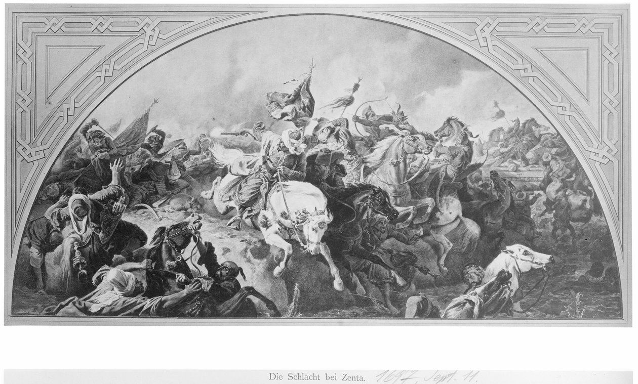 Batalha de Zenta 1697 de Artist Unknown