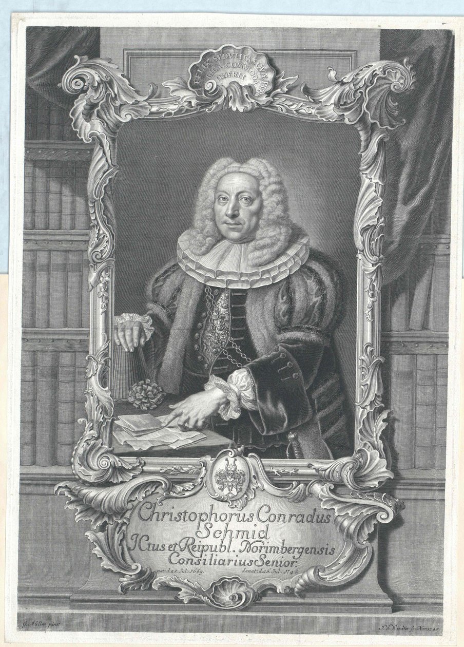 Christoph Conrad Schmid de Artist Unknown
