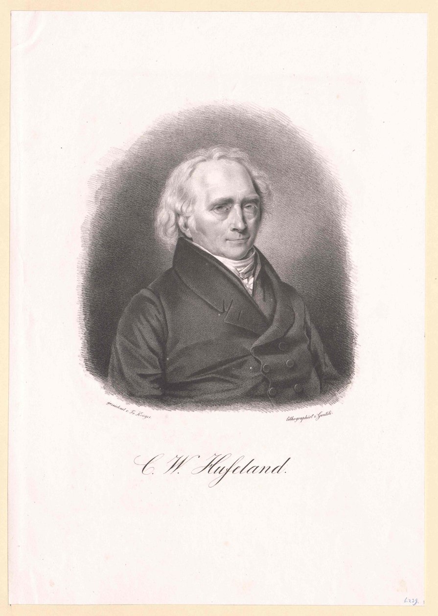 Christoph Wilhelm Hufeland de Artist Unknown