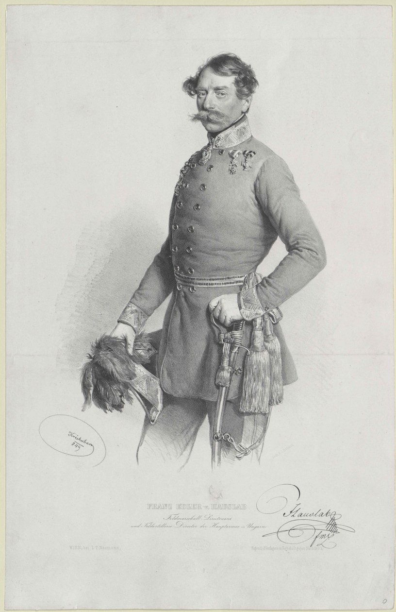 Franz knight Hauslab de Artist Unknown