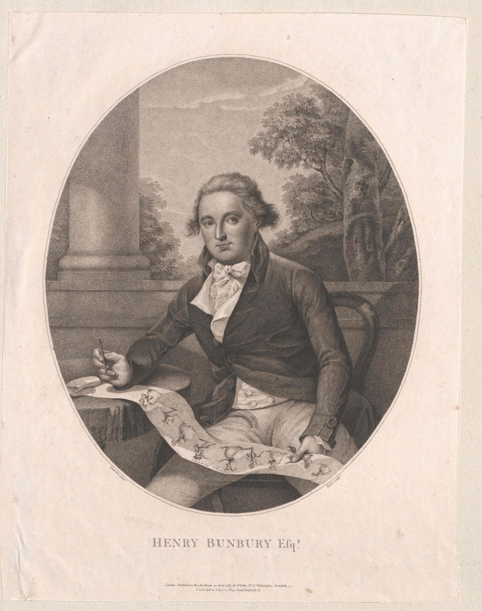Henry William Bunbury de Artist Unknown