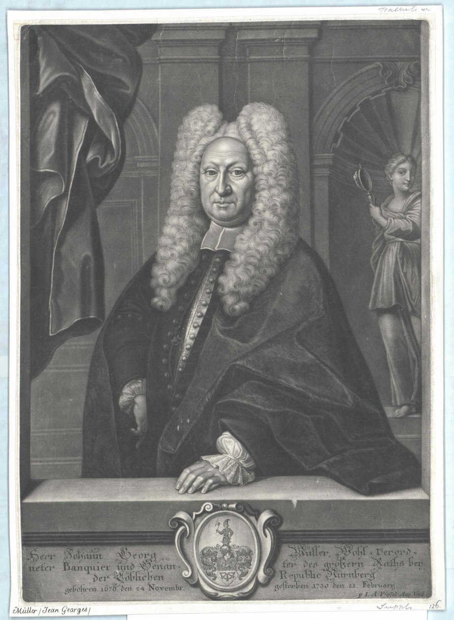 Johann Georg Mueller de Artist Unknown