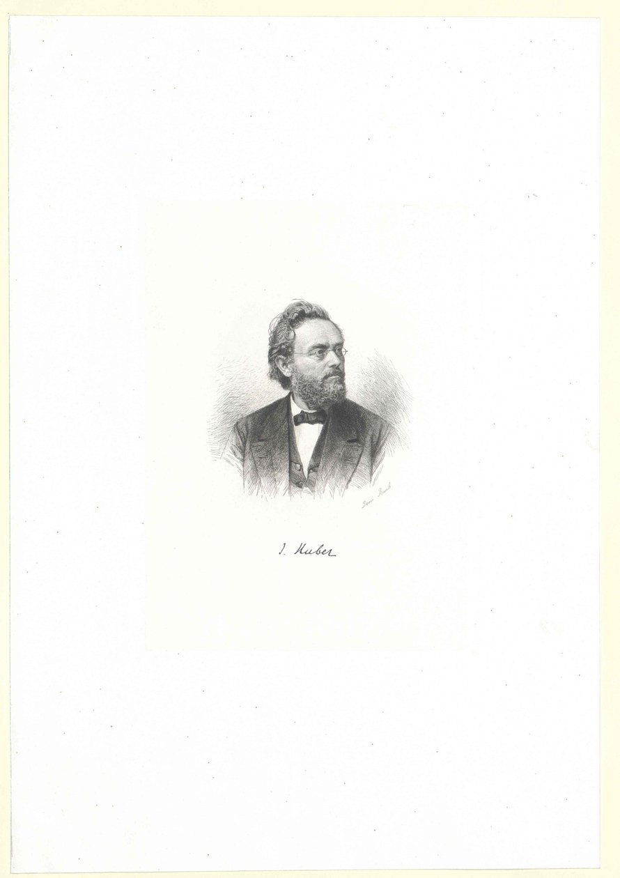 Johannes Huber (impressão) de Artist Unknown