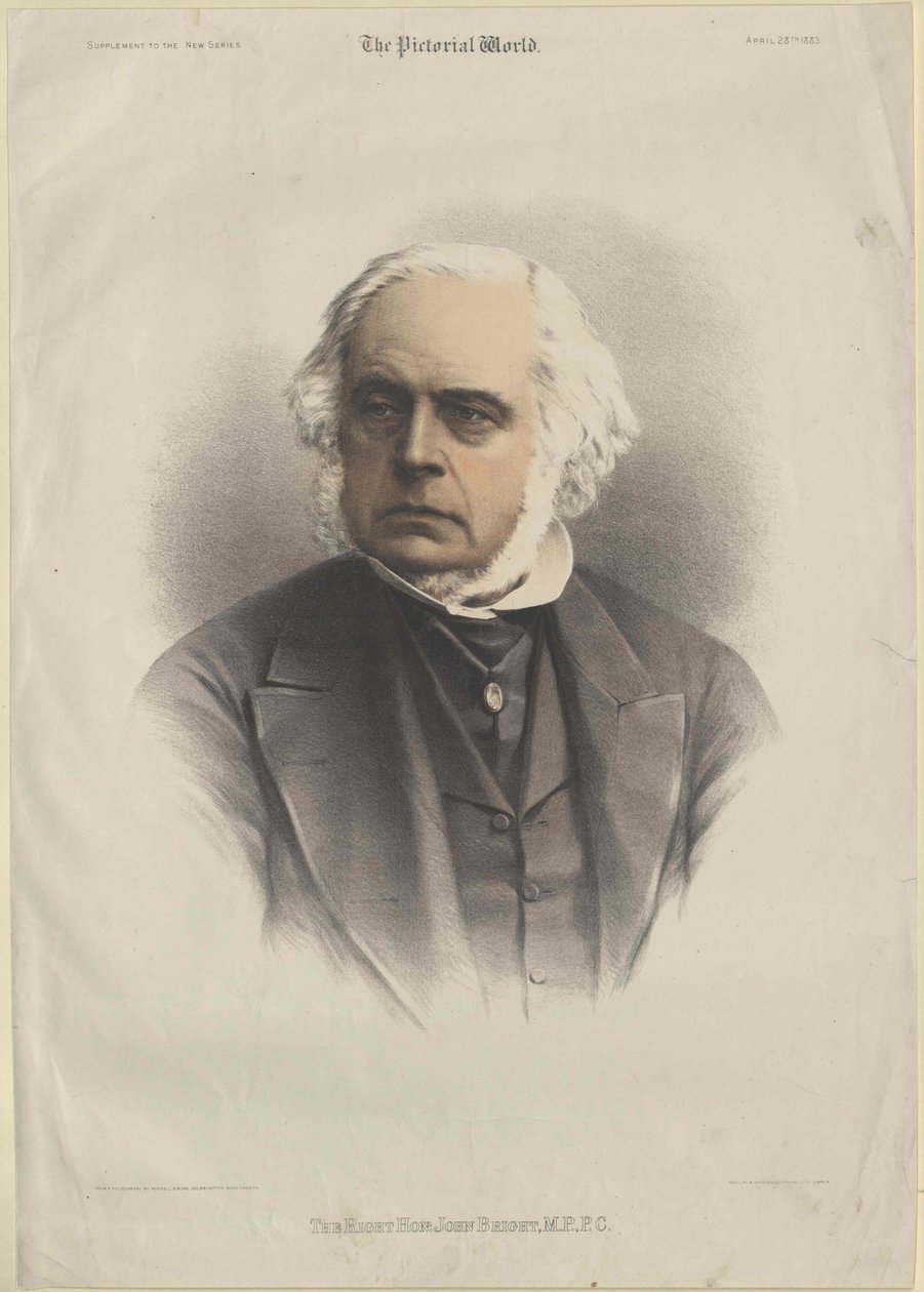 John Bright (impressão) de Artist Unknown