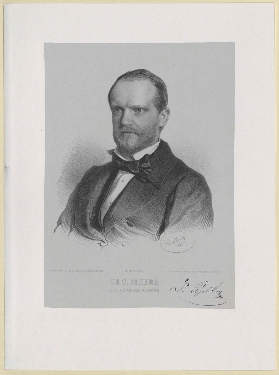 Karl Giskra (impressão) de Artist Unknown